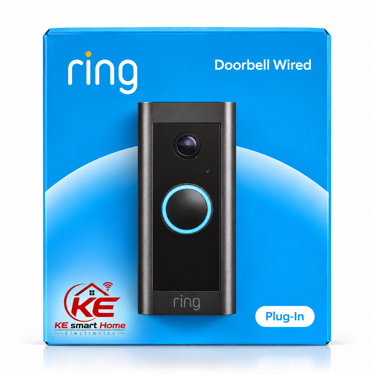 Ring Video Doorbell Wired with Plug-In Adapter (2nd Gen)