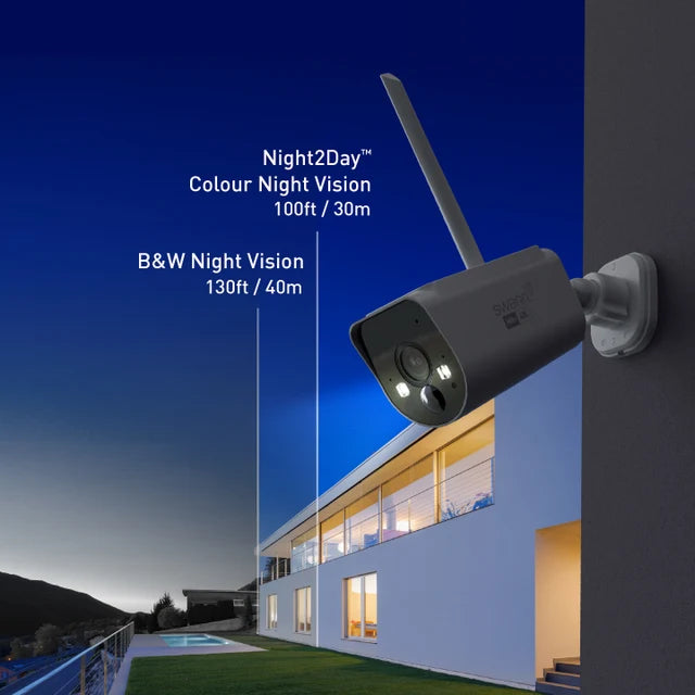 Swann MaxRanger4K™ Solar 2 Camera Security System with Longest Range Wireless