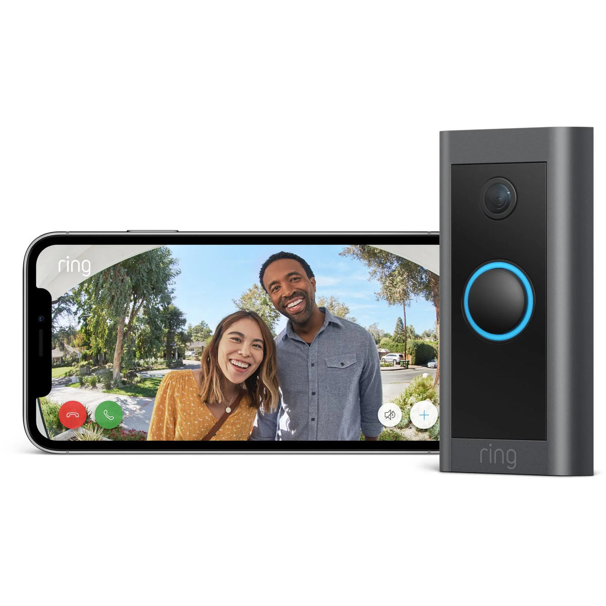 Ring Video Doorbell Wired with Plug-In Adapter (2nd Gen)