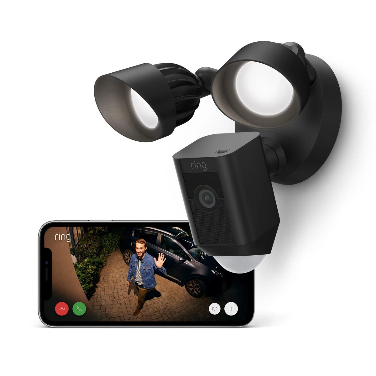 Ring Floodlight Camera - Black