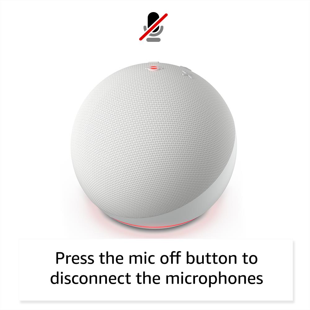 Echo Dot 5th Generation - Smart Speaker with Alexa - Charcoal