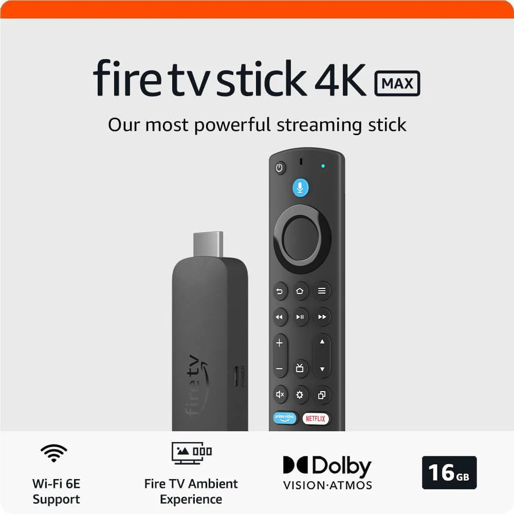 Amazon Fire TV Stick 4K MAX (2024 Edition)