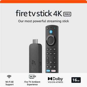 Amazon Fire TV Stick 4K MAX (2024 Edition)