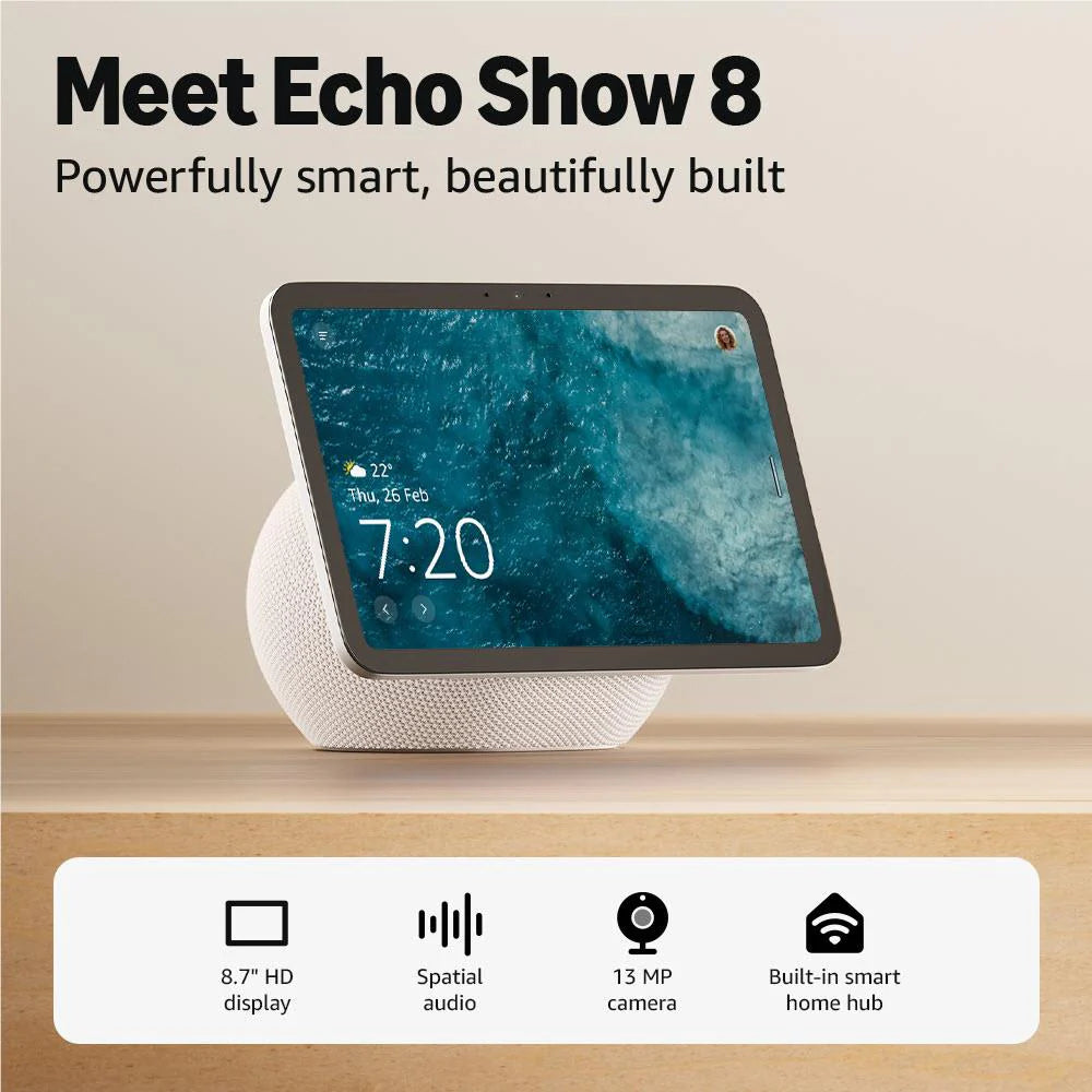 Amazon Echo Show 8 (2025, 4th Gen) - Graphite