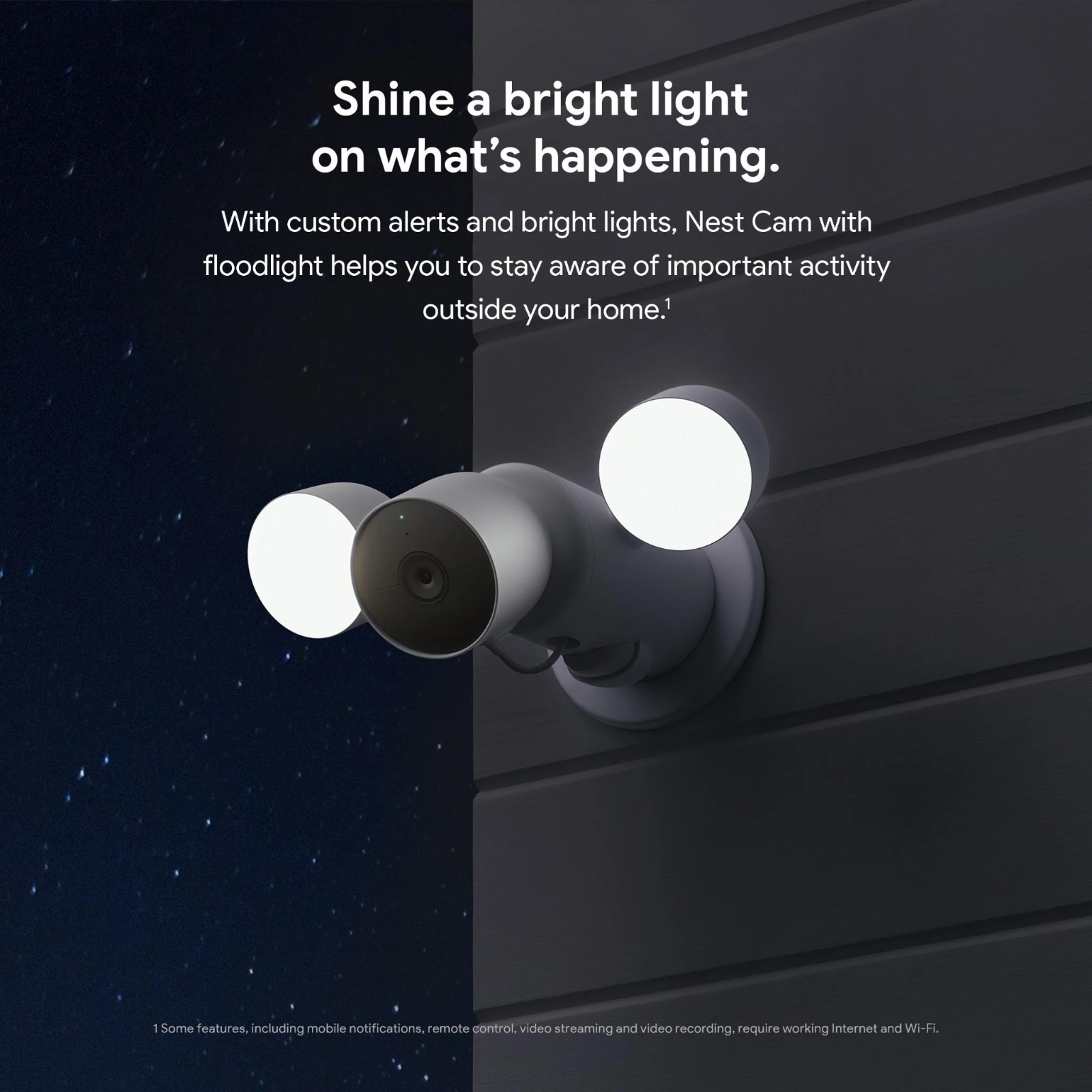 Google Nest Cam Outdoor with Floodlight