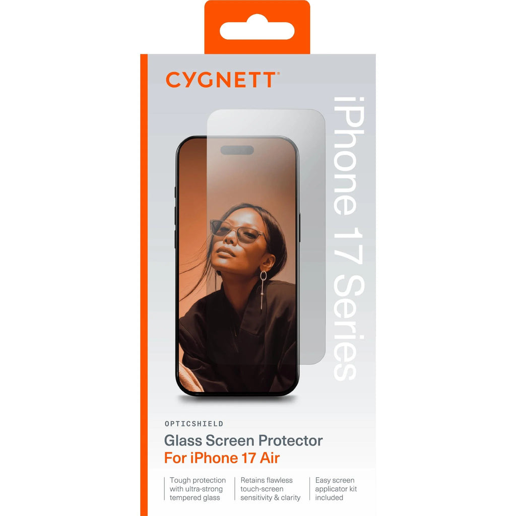 Cygnett OpticShield Glass Screen Protector for iPhone Air