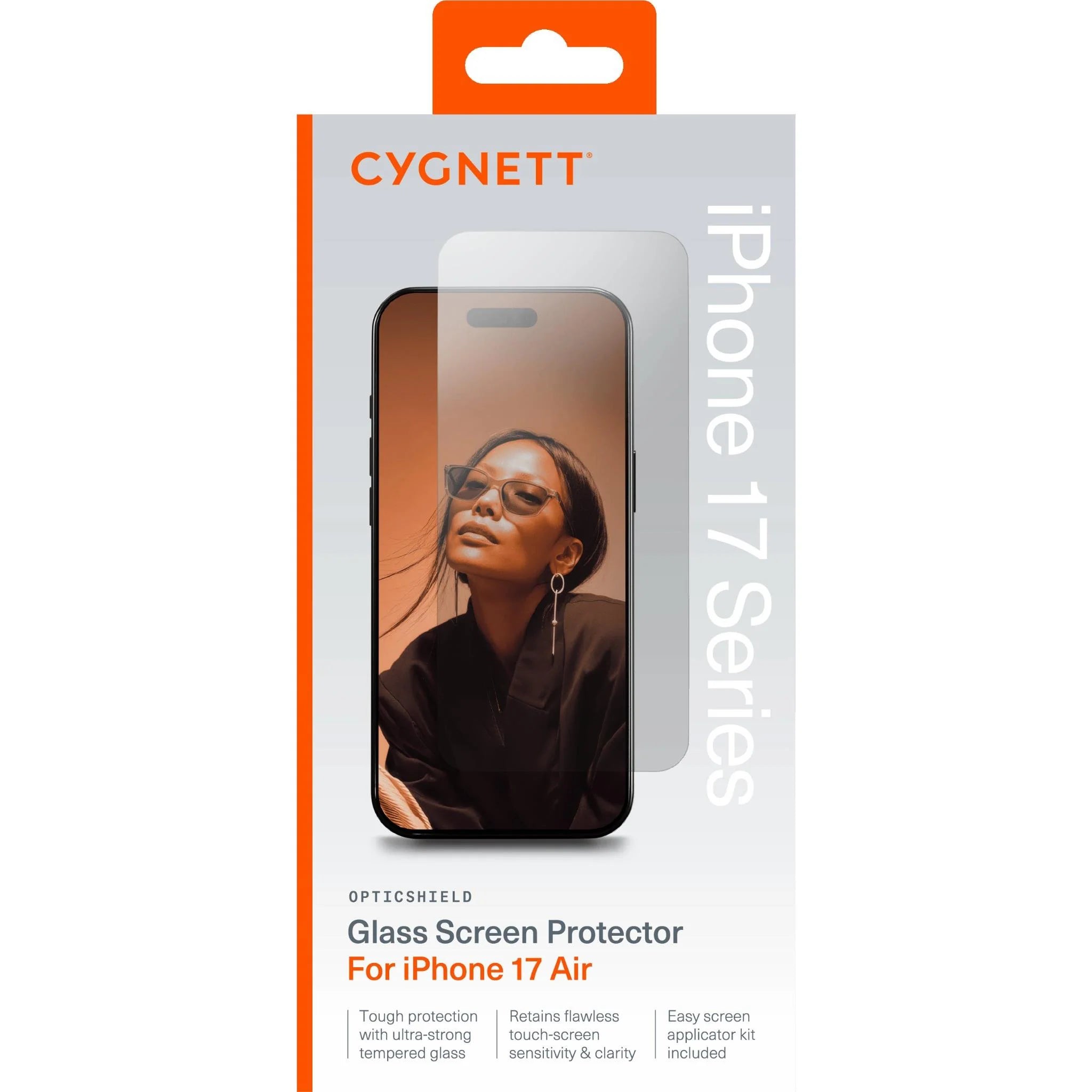 Cygnett OpticShield Glass Screen Protector for iPhone Air