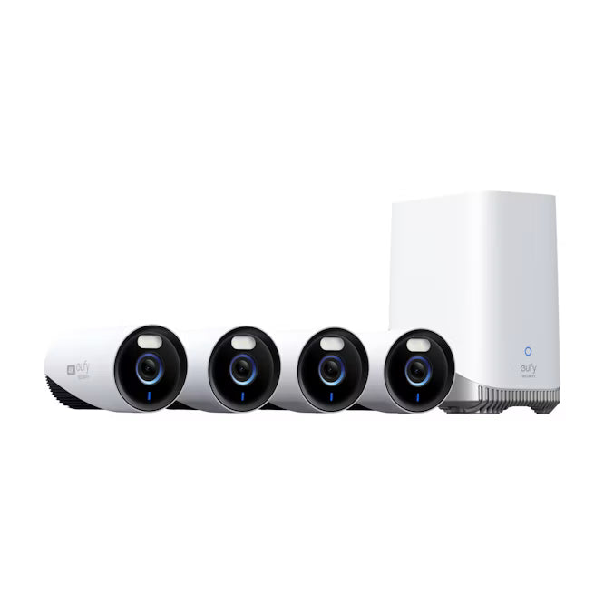 eufyCam E330 Professional (4-Camera Kit) with HomeBase 3
