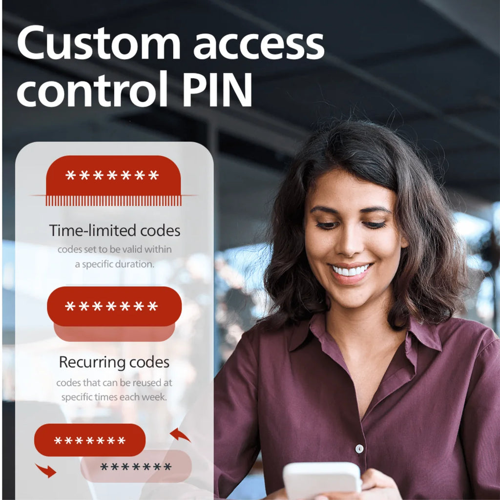 Philips DDL505-5HBS Smart Rim Door Lock Outdoor WiFi Fingerprint PIN RFID