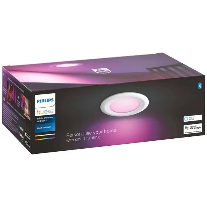 Philips Hue Colour Ambiance Bluetooth Downlight 90mm