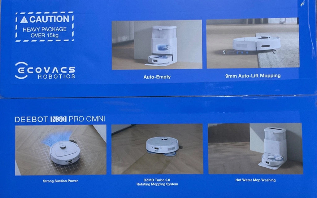 ECOVACS DEEBOT N30 Pro Omni Robotic Vac (White)