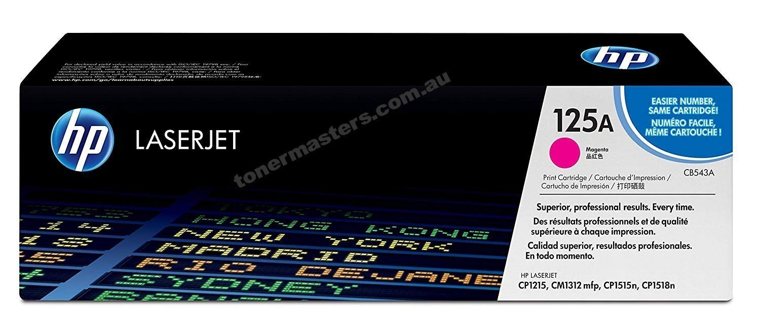 HP Genuine 125A CB543A Magenta Toner LASERJET